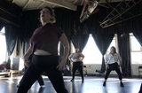 Marina Wolf during a rehearsal  session of the Phat Fly Girls, a hip hop performing ensemble featuring fat dancers. Wolf  is founder and director of Big Moves, the only service organization in the world dedicated to promoting size diversity in dance.    The pro-fat acceptance movement promotes body-acceptance and fitness at any size. It fights to eliminate discrimination based on body size and provide fat people with the tools for self-empowerment