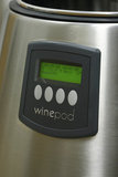 The LCD screen on the WinePod indicates various parameters of the fermentation process of the wine such as the Brix (% of sugar by weight) and the temperature.The WinePod is the world's first personal winemaking system that allows anyone to make wine at home with no experience required.   The WinePod is made and distributed by Provina, inc.