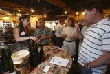 Tasting wine made from the WinePod during a demonstration at the Joseph George Wine Shop  in San Jose, CA, on September 4, 2008.The WinePod is the world's first personal winemaking system that allows anyone to make wine at home with no experience required.   The WinePod is made and distributed by Provina, inc.