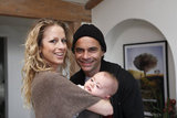 Pierre Andr&eacute; Senizergues,founder and CEO of Sole Technology, with his girlfriend Sara Sheen and their 4-month old son Mateo at their house in Malibu, CA, on January 9, 2009.  Sole Technology is the world&rsquo;s largest privately owned action sport footwear and apparel company represented in more than 70 countries. Its seven top brands include etnies, etnies Girl, etnies Plus, &eacute;S, Emerica, Altamont Apparel and ThirtyTwo.